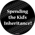 Spending the Kids Inheritance Wheel Cover